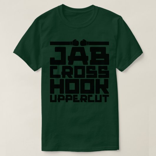 ジャブクロスフックアッパーカット2 Tシャツ (デザイン正面)