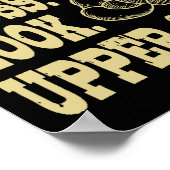 ジャブ。クロス。フック。アッパーカットボクシング訓練生コーチ ポスター (角)