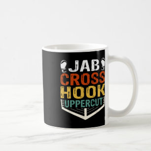 ジャブ クロス フック アッパーカット ボクサー トレーニング メンズ レディース キー コーヒーマグカップ