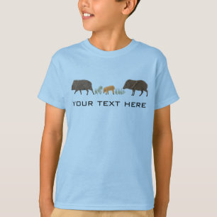 ジャベリナファミリーポートレート砂漠動物ズ Tシャツ