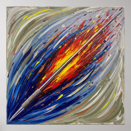 ジャベリンスロー絵を描ズ ポスター