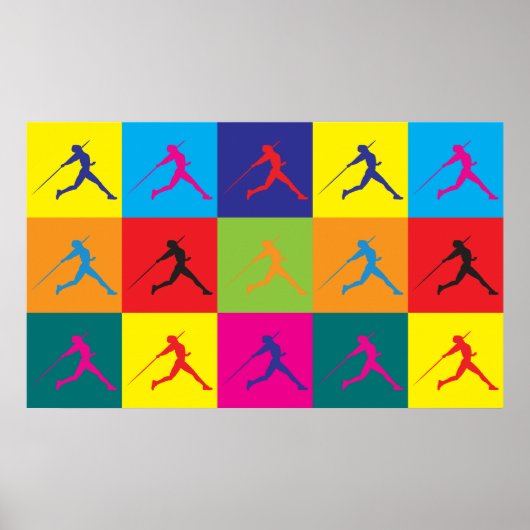ジャベリンポップ・アートのアート ポスター (正面)