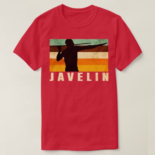 ジャベリンレトロ1 Tシャツ (デザイン正面)