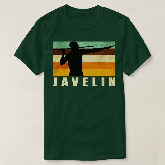 ジャベリンレトロ1 Tシャツ (デザイン正面)
