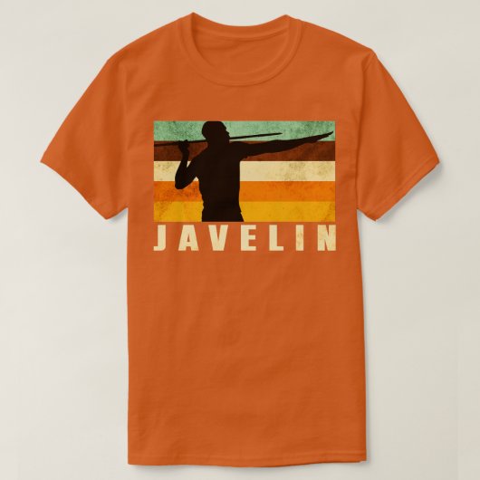 ジャベリンレトロ1 Tシャツ (デザイン正面)