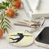 ジャベリン投げ女 キーホルダー (正面右)