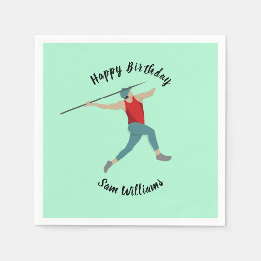 ジャベリン スタンダードカクテルナプキン (正面)