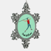 ジャベリン スノーフレークピューターオーナメント (左)