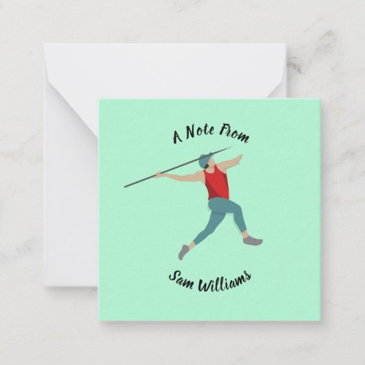 ジャベリン ノートカード (正面)