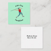 ジャベリン ノートカード (正面/裏面)