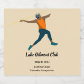 ジャベリン リキュールボトルラベル (シングルラベル)