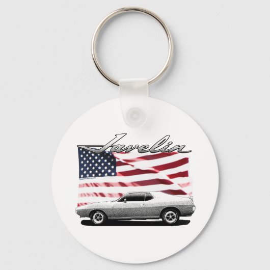 ジャベリンAMXマッスルカー キーホルダー (正面)