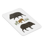 ジャベリーナファミリーポートレート砂漠の動物 マグネット (右側)