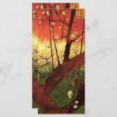 ジャポニズム：ヴィンセント・ヴァン・ゴッホの開花梅 (正面/裏面)