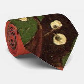 ジャポニズム：ヴィンセント・ヴァン・ゴッホの開花梅 ネクタイ (ロール)