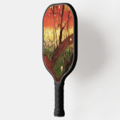 ジャポニズム：ヴィンセント・ヴァン・ゴッホの開花梅 ピックルボールラケット (左)