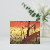 ジャポニズム：ヴィンセント・ヴァン・ゴッホの開花梅 ポストカード (スタンド正面)