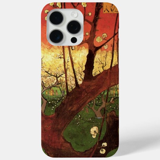 ジャポニズム：ヴィンセント・ヴァン・ゴッホの開花梅 Case-Mate iPhoneケース (裏面)