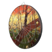 ジャポニズム: 花咲く梅の木 by ヴィンセント・ヴァン・ゴッホ ダーツボード (正面右)