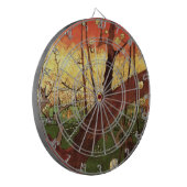 ジャポニズム: 花咲く梅の木 by ヴィンセント・ヴァン・ゴッホ ダーツボード (正面左)