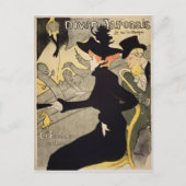 ジャポニーズディバン・トゥールーズ・ロートレック ヴィンテージアート ポストカード (正面)