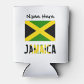 ジャマイカおよびジャマイカパーソナライズされた国旗 缶クーラー (正面)