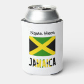 ジャマイカおよびジャマイカパーソナライズされた国旗 缶クーラー (缶裏面)