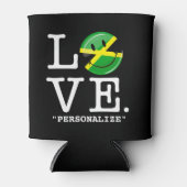 ジャマイカからの愛の笑顔 缶クーラー (正面)