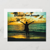 ジャマイカからの挨拶 – ポストカード (正面/裏面)