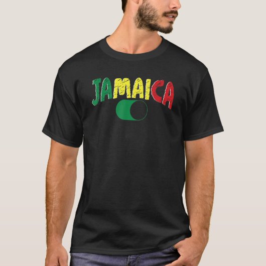ジャマイカが呼んでいる 出かけなくちゃ ジャマイカ人 Tシャツ (正面)