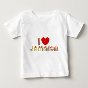 ジャマイカが大好き ベビーTシャツ