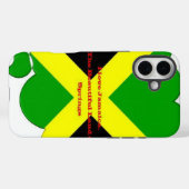 ジャマイカが大好き!国旗アートプリント Case-Mate iPhoneケース (裏面 (横))