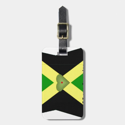 ジャマイカが大好き 素敵な一日を、そしてもっと素敵な夜を ラゲッジタグ (正面縦)
