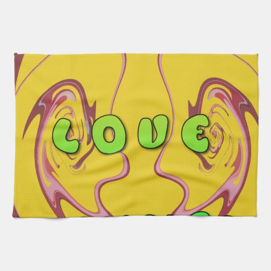 ジャマイカが大好き.png キッチンタオル (横)