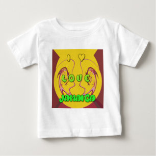 ジャマイカが大好き.png ベビーTシャツ