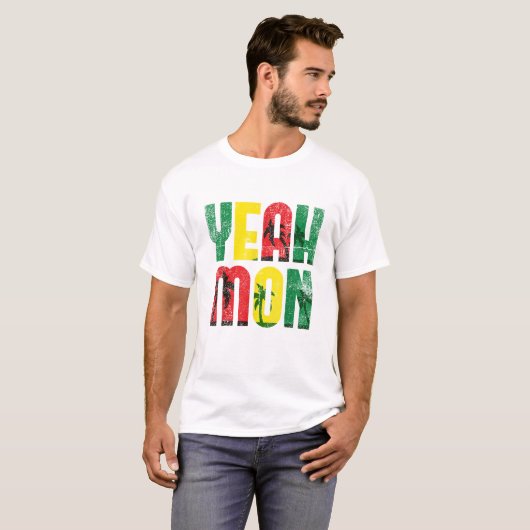 ジャマイカでバカンスを楽しもう Tシャツ (正面フル)