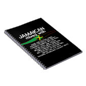 ジャマイカとジャマイカのミキシング誇りを持った ノートブック (右側)