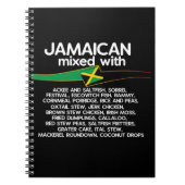ジャマイカとジャマイカのミキシング誇りを持った ノートブック (正面)
