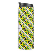 ジャマイカとジャマイカの国旗があなたの名前と並べて タンブラー (回転右)