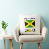 ジャマイカとジャマイカ国旗のカスタマイズ商品 クッション (椅子)
