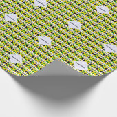 ジャマイカとジャマイカ国旗のタイルパーソナライズされた張 ラッピングペーパー (角)