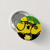 ジャマイカのしぶき! 小さいボタンPin 缶バッジ (正面&裏面)