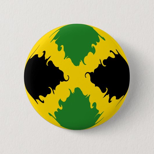 ジャマイカのすごい旗 缶バッジ (正面)