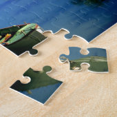 ジャマイカのオチョリオス付近の風光明媚な川 ジグソーパズル (側面)