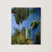 ジャマイカのオチョリオス付近の風光明媚な川 ジグソーパズル (縦)