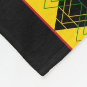 ジャマイカのクリスマスリオン フリースブランケット (角)