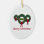 ジャマイカのクリスマス2 セラミックオーナメント (右)