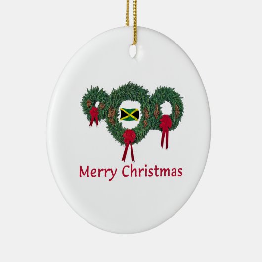 ジャマイカのクリスマス2 セラミックオーナメント (右)