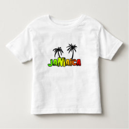 ジャマイカのココナッツの木の子Tシャツ トドラーTシャツ