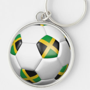 ジャマイカのサッカーボール キーホルダー